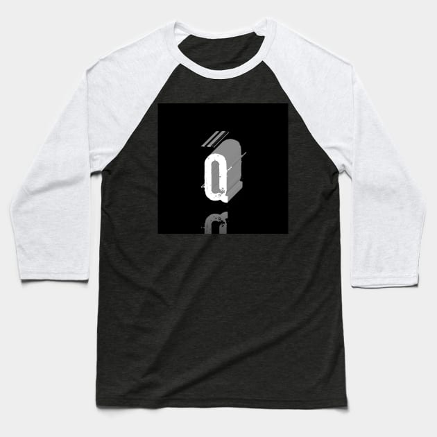 Letter Q Baseball T-Shirt by Retrofit